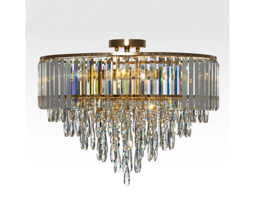 Citilux LEONNA CL320192 Люстра хрустальная Золото