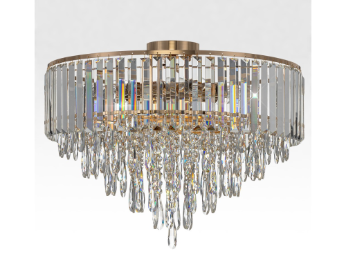 Citilux LEONNA CL320192 Люстра хрустальная Золото