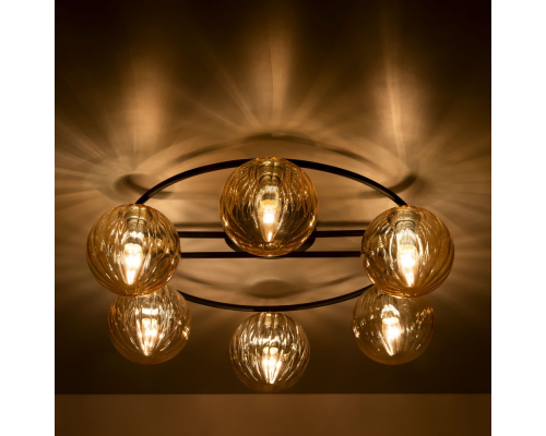 Citilux Эрни CL122165 Люстра потолочная Чёрная