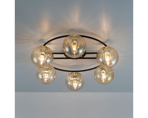 Citilux Эрни CL122165 Люстра потолочная Чёрная