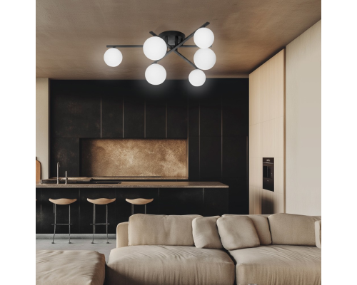 Citilux GLOB CL209261 Люстра потолочная Чёрная