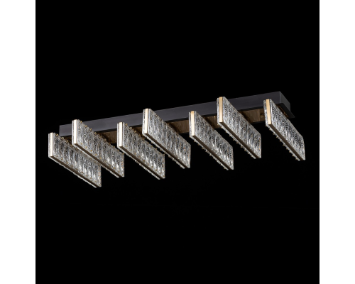 Citilux PALANT CL325272 LED Люстра хрустальная Чёрный+Бронза