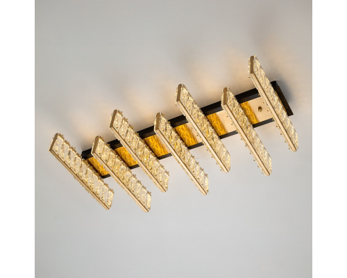 Citilux PALANT CL325272 LED Люстра хрустальная Чёрный+Бронза