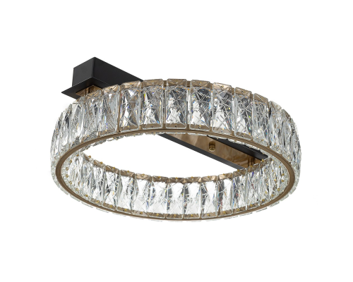 Citilux PALANT CL325142 LED Люстра хрустальная Чёрный+Бронза