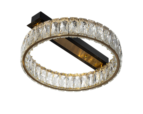 Citilux PALANT CL325142 LED Люстра хрустальная Чёрный+Бронза