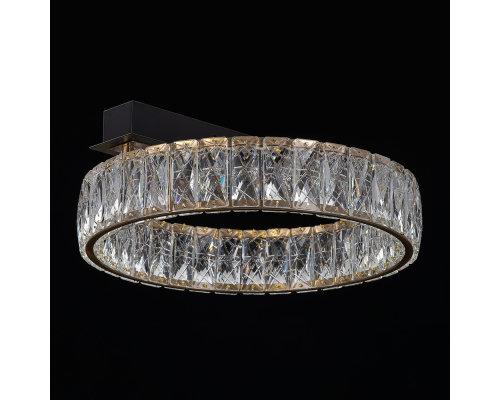 Citilux PALANT CL325142 LED Люстра хрустальная Чёрный+Бронза