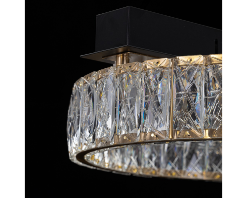 Citilux PALANT CL325142 LED Люстра хрустальная Чёрный+Бронза