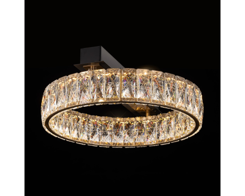 Citilux PALANT CL325142 LED Люстра хрустальная Чёрный+Бронза