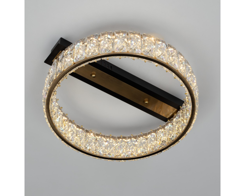 Citilux PALANT CL325142 LED Люстра хрустальная Чёрный+Бронза