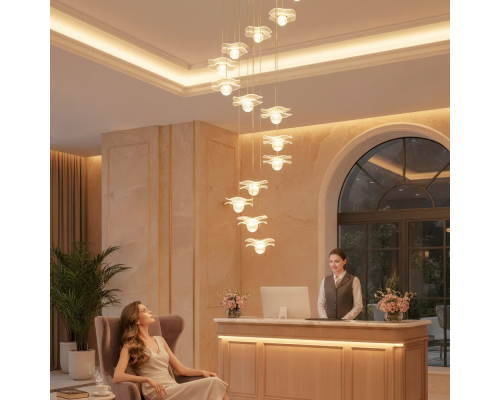 Citilux SIGNATURE CL247057 Люстра светодиодная каскадная