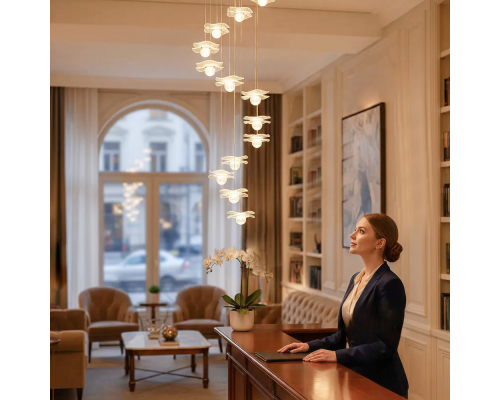 Citilux SIGNATURE CL247057 Люстра светодиодная каскадная