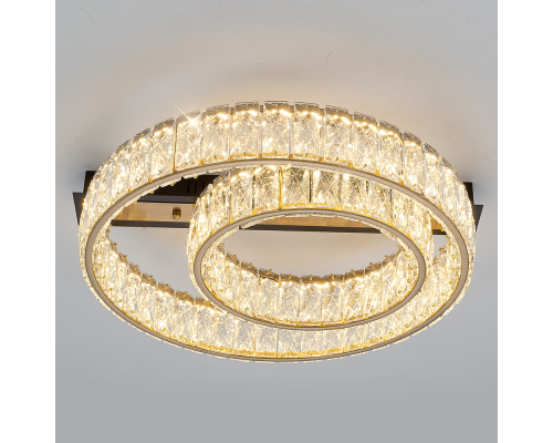 Citilux PALANT CL325152 LED Люстра хрустальная Чёрный+Бронза