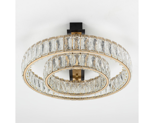 Citilux PALANT CL325152 LED Люстра хрустальная Чёрный+Бронза