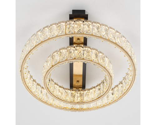 Citilux PALANT CL325152 LED Люстра хрустальная Чёрный+Бронза