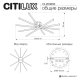 Citilux TRENT CL203650 LED Люстра с пультом Белая