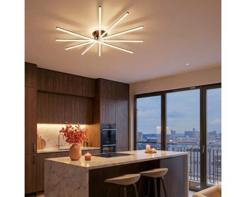 Citilux TRENT CL203651 LED Люстра с пультом Чёрная