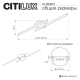 Citilux TRENT CL203621 LED Люстра с пультом Чёрная