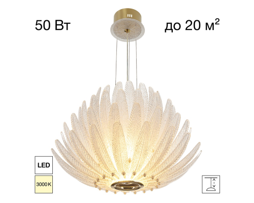 Citilux DELTORO CL327160 Люстра светодиодная подвесная