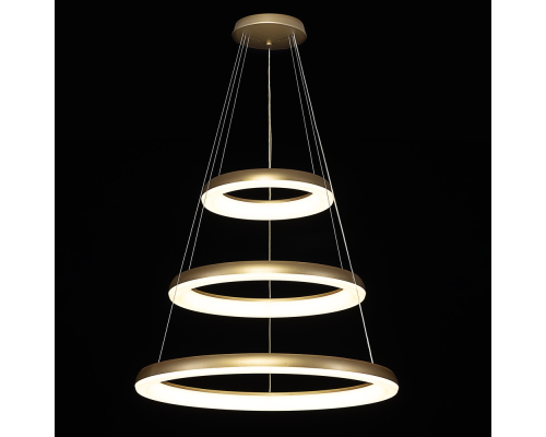 Citilux Юпитер Смарт CL730A152S Умная подвесная люстра Золото