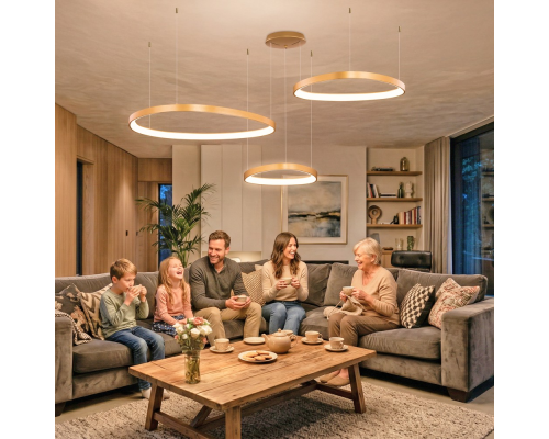 Citilux GENKA SMART CL756A092 LED Умная подвесная люстра