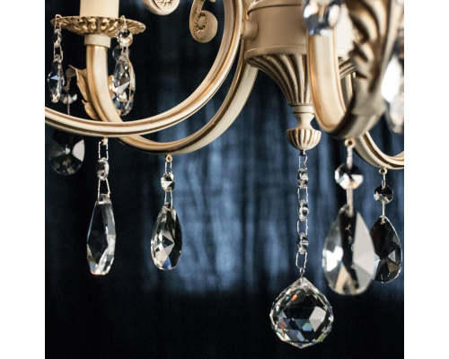 Citilux Элиза CL423151 Люстра подвесная с абажурами Бежевая