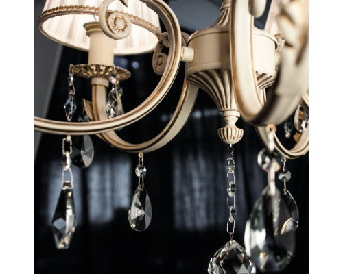 Citilux Элиза CL423151 Люстра подвесная с абажурами Бежевая