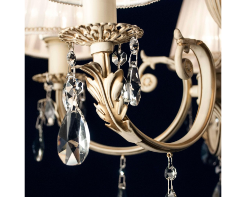 Citilux Элиза CL423151 Люстра подвесная с абажурами Бежевая