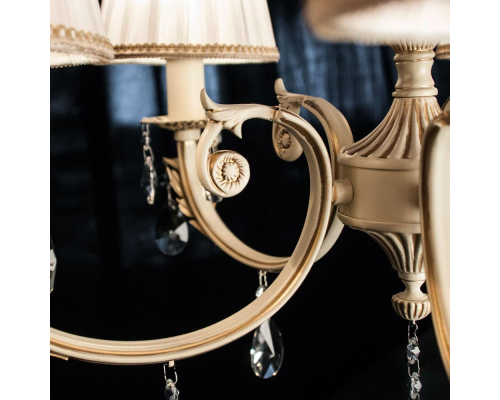 Citilux Элиза CL423151 Люстра подвесная с абажурами Бежевая