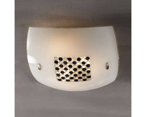 Citilux CL933316 Светильник потолочный Конфетти 8х8 Чёрно Прозрачный