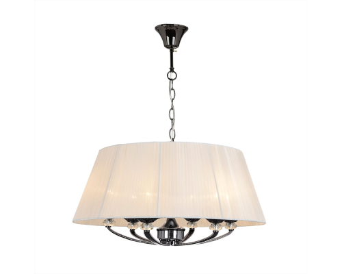 Citilux Оксфорд CL417261 Люстра подвесная с абажуром Чёрный Хром