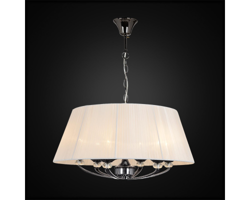 Citilux Оксфорд CL417261 Люстра подвесная с абажуром Чёрный Хром