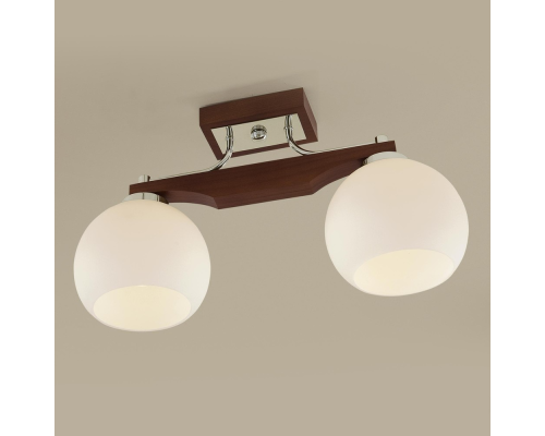 Citilux Ариста CL164321 Люстра деревянная Темный Орех