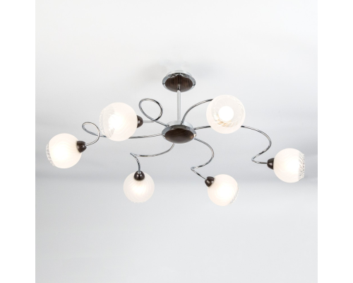 Citilux Одиссей CL130161 Люстра на штанге Венге Хром