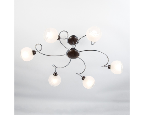 Citilux Одиссей CL130161 Люстра на штанге Венге Хром