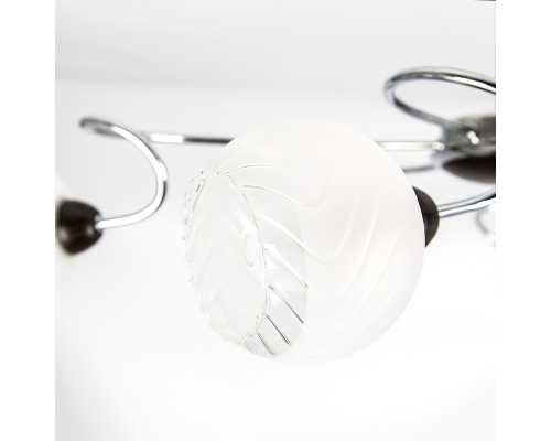 Citilux Одиссей CL130161 Люстра на штанге Венге Хром