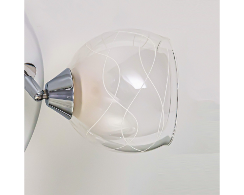 Citilux Самба CL158161 Люстра с поворотными плафонами Белая Хром