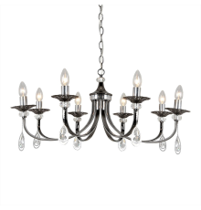 Citilux Оксфорд CL417181 Люстра подвесная Чёрный Хром