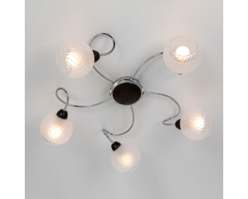 Citilux Одиссей CL130151 Люстра потолочная Венге Хром