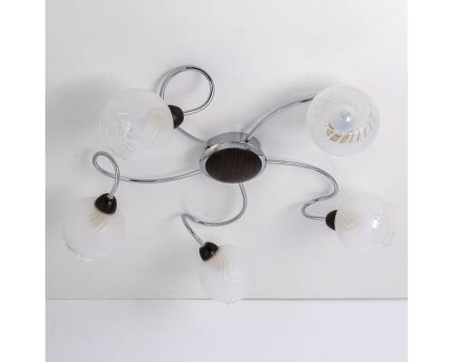 Citilux Одиссей CL130151 Люстра потолочная Венге Хром