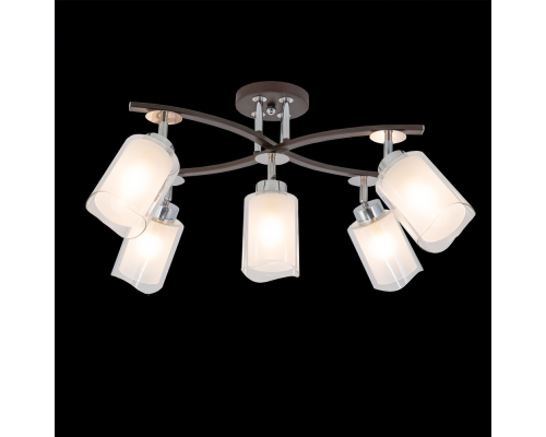 Citilux Фортуна CL156152 Люстра с поворотными плафонами Венге Хром