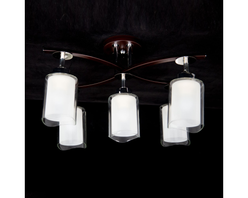 Citilux Фортуна CL156152 Люстра с поворотными плафонами Венге Хром