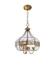 Citilux Гера-2 CL444230 Люстра подвесная витражная Бронза