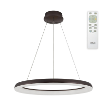 Citilux Юпитер CL730095RS LED Люстра подвесная с пультом Коричневая