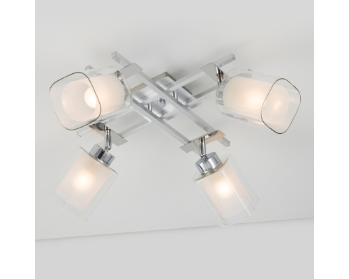 Citilux Риволи CL104140 Люстра с поворотными плафонами Алюминий