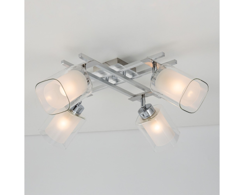 Citilux Риволи CL104140 Люстра с поворотными плафонами Алюминий