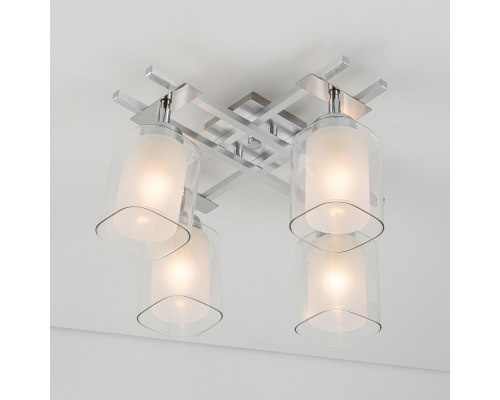 Citilux Риволи CL104140 Люстра с поворотными плафонами Алюминий