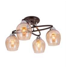 Citilux Элвин CL107145 Люстра потолочная Венге Хром