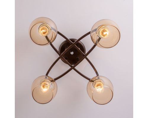 Citilux Элвин CL107145 Люстра потолочная Венге Хром