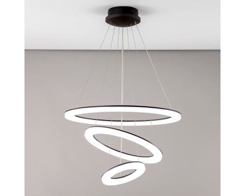 Citilux Электрон Смарт CL710A105S Умная подвесная люстра Венге