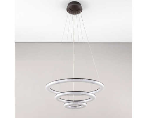 Citilux Электрон Смарт CL710A105S Умная подвесная люстра Венге